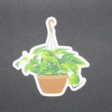 Load image into Gallery viewer, "Natural Style" Pothos In Hanger Sticker