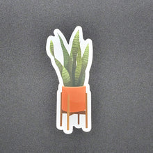 Load image into Gallery viewer, "Natural Style" Snake Plant On Stand Sticker
