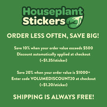 Load image into Gallery viewer, Chinese Money Plant Sticker