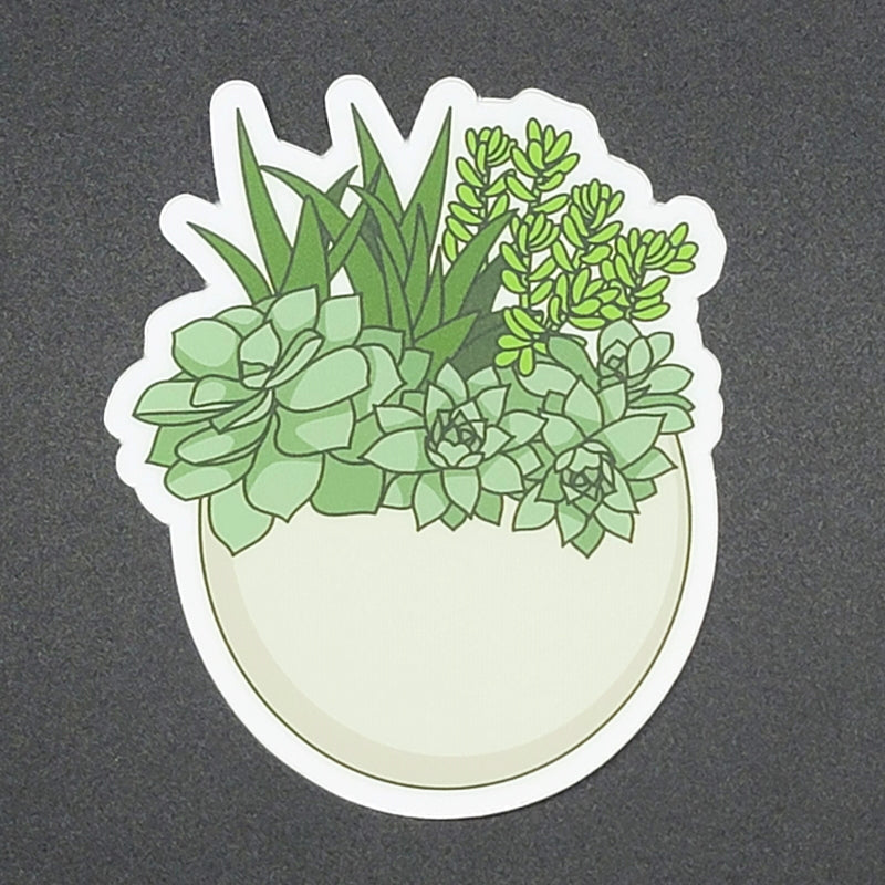 Succulent Plant Sticker