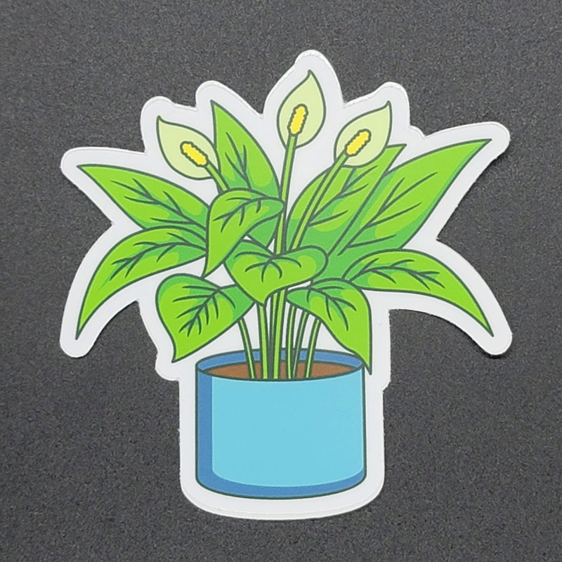 Peace Lily Sticker
